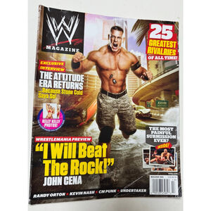 WWE Magazine Holiday 2011 John Cena “I Will Beat The Rock”